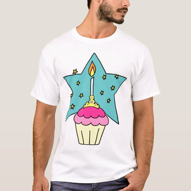 Birthday Princess Cupcake Shirt (Front)
