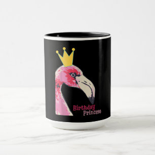 Birthday Princess Girl Flamingo Cute Flamingo Mug