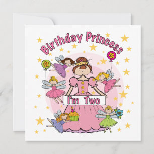 Birthday Princess I'm Two T-shirts and Gifts Card