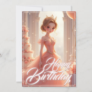 Birthday Princess in a Dreamy Pink Gown