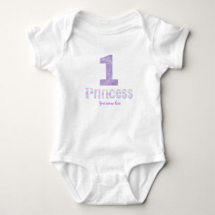 Birthday Princess T-Shirt with Name Baby Bodysuit