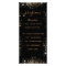 Birthday Progam Quix black gold glitter photo