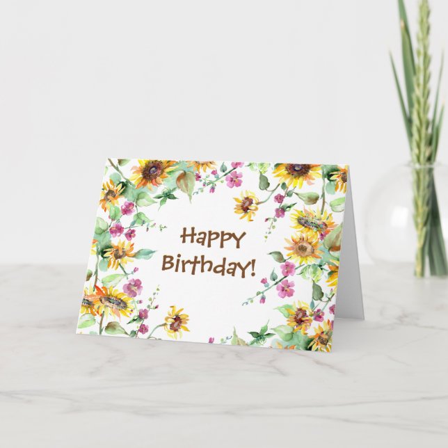 Birthday Psalm 118:24 The Day the Lord Has Made Card (Front)