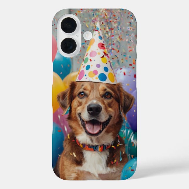 Birthday Pup Case-Mate iPhone Case (Back)