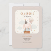 Birthday Pup First Birthday Invitation