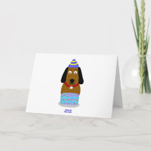 Birthday Pup  Standard Greeting Card