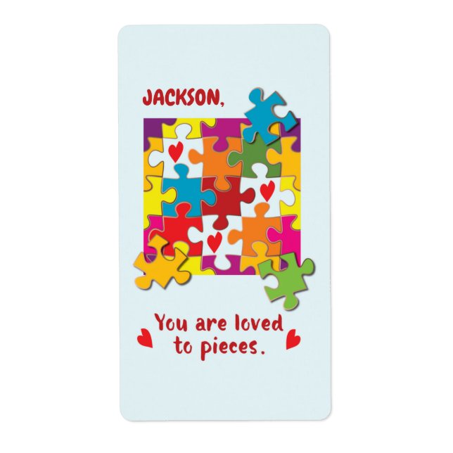 Birthday Puzzle Love to Pieces (Front)