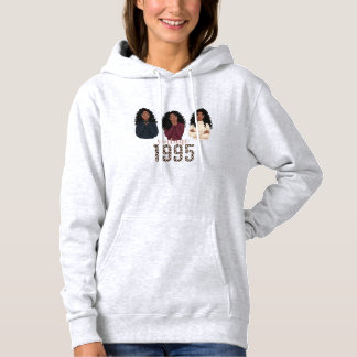 Birthday Queen 1995 Leopard Print Sudadera Hoodie