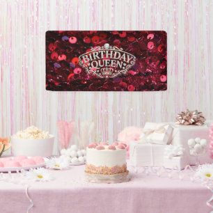 Birthday Queen Banner
