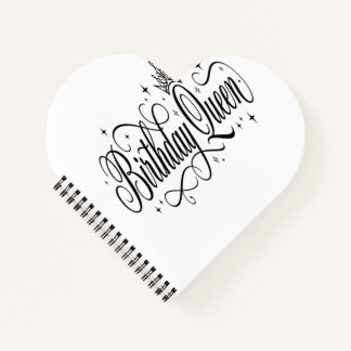 Birthday Queen Custom Matching Group Celebration Notebook