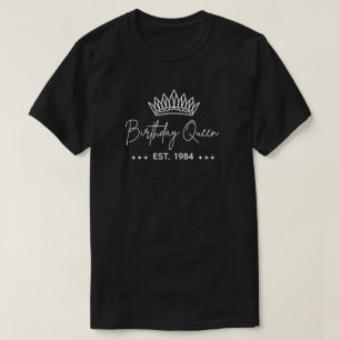 Birthday Queen Est 1984 Gift For Women 40th Gift T-Shirt