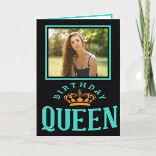 Birthday Queen Happy Birthday  Card