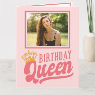 Birthday Queen Happy Birthday  Card
