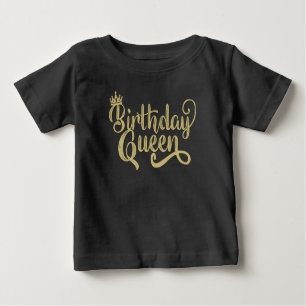 Birthday Queen Happy Birthday Party Funny Baby T-Shirt