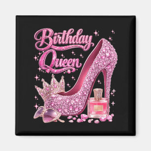 Birthday Queen Happy Birthday Party Girls Women Magnet