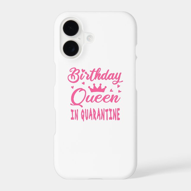 Birthday Queen in Quarantine Samsung Galaxy Case (Back)
