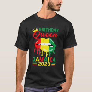 Birthday Queen Jamaica 2023 Girls Trip Party Jamai T-Shirt
