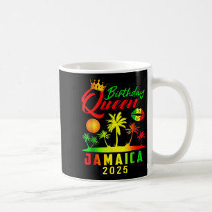Birthday Queen Jamaica Girls Trip 2025 Party Women Coffee Mug