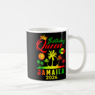 Birthday Queen Jamaica Girls Trip 2026 Party Women Coffee Mug