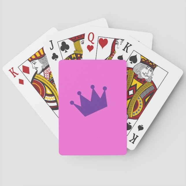 Birthday Queen Playing Cards (Back)
