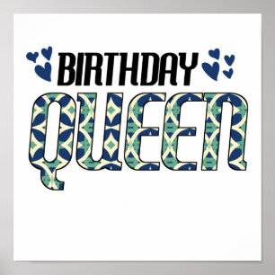 Birthday Queen Poster
