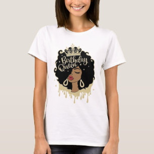 Birthday Queen Shirt Afro Queen shirt Birthday shi