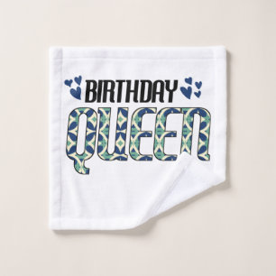 Birthday Queen Wash Cloth
