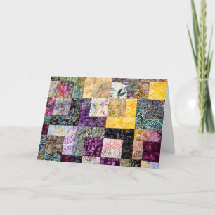 Birthday Quilt Pattern Card