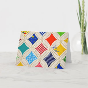 Birthday Quilt With Needle Card