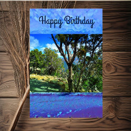 Birthday Quote Trees Sky Blue Nature Photography 