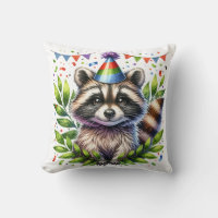 Birthday Raccoon Kids, birthday party, fun design