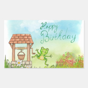 Birthday Rectangular Sticker