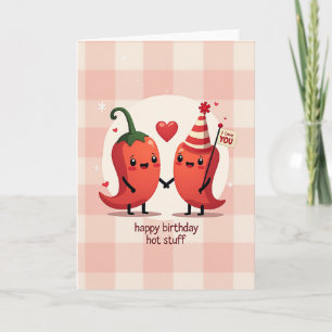 Birthday Red Figures Card