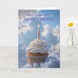 Birthday Remembrance Late Mother Heavenly Card