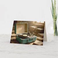 Birthday Retro Portable Record Player