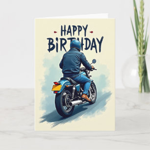 Birthday Ride Art Card