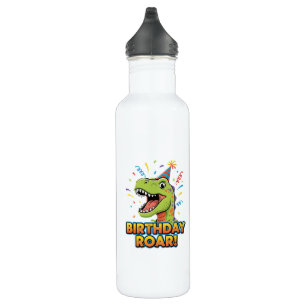 Birthday Roar Cute Dinosaur Birthday Party Design 710 Ml Water Bottle