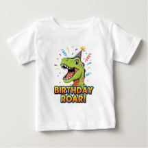 Birthday Roar Cute Dinosaur Birthday Party Design