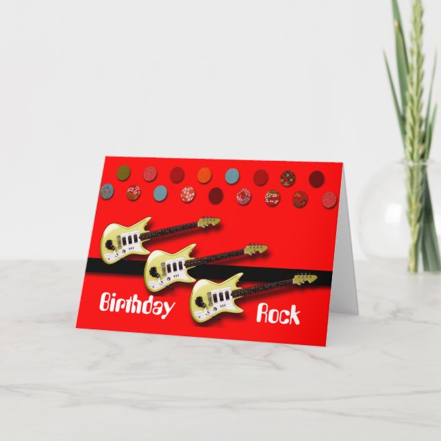 Birthday Rock Card (Front)