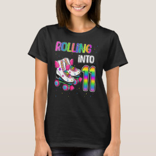 Birthday Rolling Into 11 Years I'm Turning 11 Roll T-Shirt