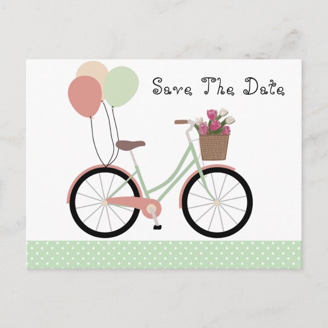 Birthday Save The Date Postcard (Front)