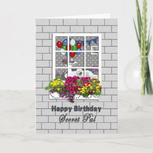 BIRTHDAY - SECRET PAL - OUTSIDE LOOKING IN AT PART CARD