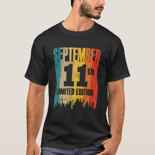 Birthday September Day 11 Limited Edition Retro Vi T-Shirt