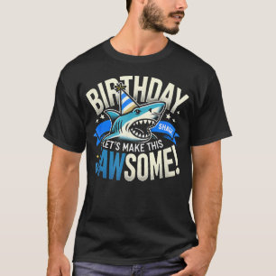 Birthday Shark Boys Shark Lover Shark T-Shirt