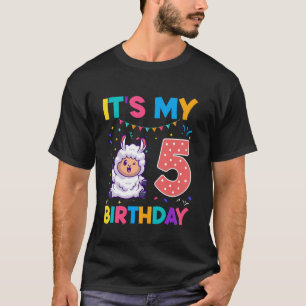 Birthday Sheep 5 years old 5th Birthday Sheep Love T-Shirt