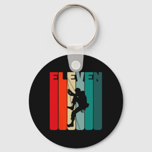 Birthday Shirt 11 Years Climbing 11th Birthday Boy Key Ring