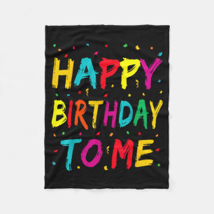 Birthday Shirt Women Men Children Boys Girls Gift Fleece Blanket