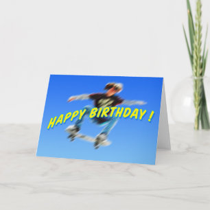 Birthday Skateboarding Card 3