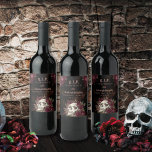 Birthday Skull Roses RIP Decade Wine Label<br><div class="desc">Personalised birthday wine labels featuring a skull and roses with the title R.I.P. TO HER "DECADE" (shown with TWENTIES for her 30th birthday). All text is editable to change to other decades like Thirties for a 40th birthday). ASSISTANCE: For help with design modification or personalisation transferring the design to another...</div>