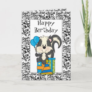 Birthday Skunk Card